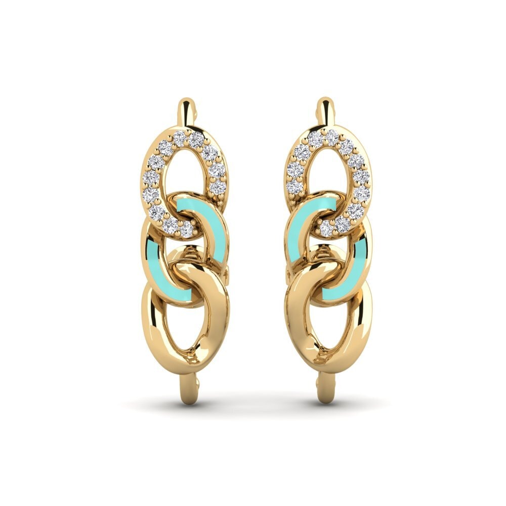 Suspender Diamond Earrings