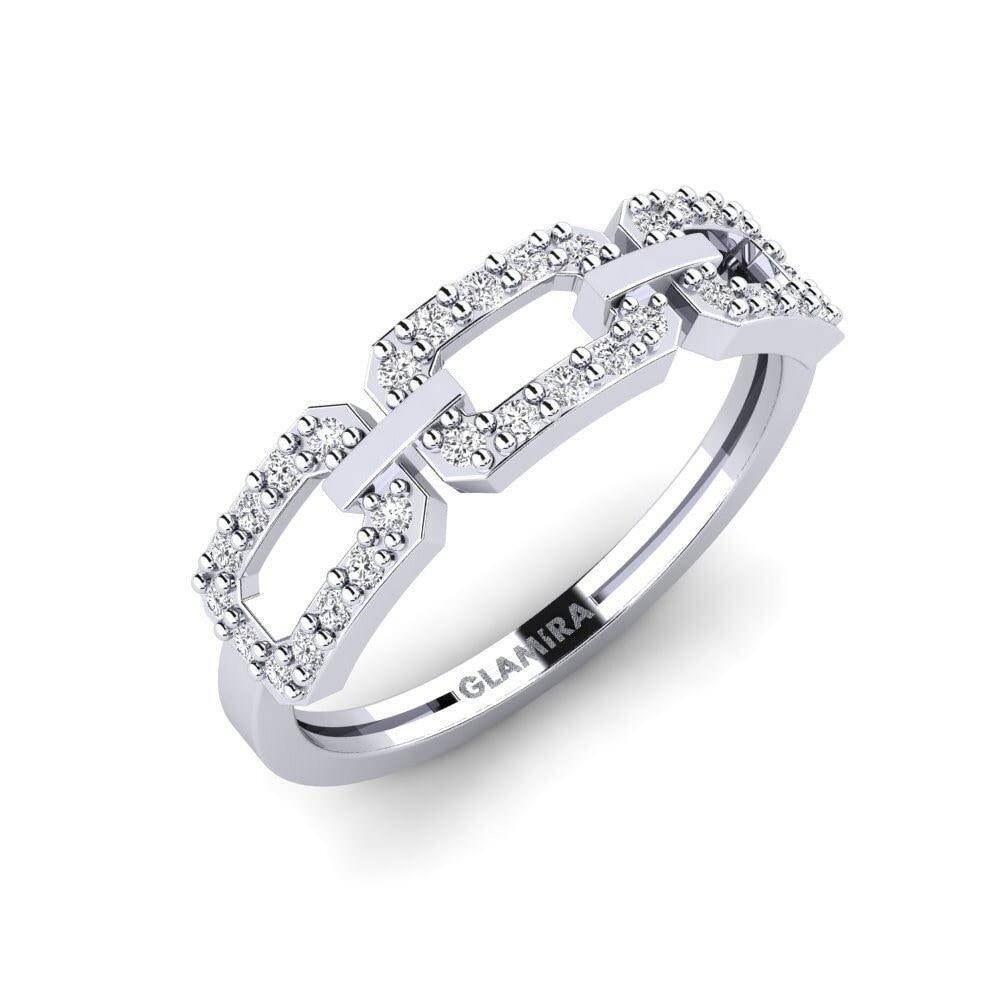 950 Platinum Ring Zesummen