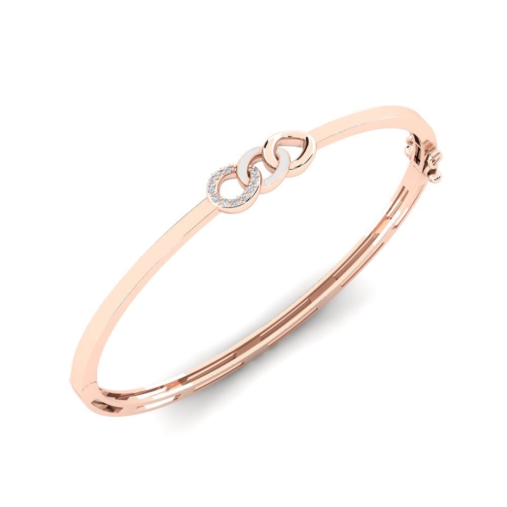 14k Rose Gold Women's Bangle Awiri