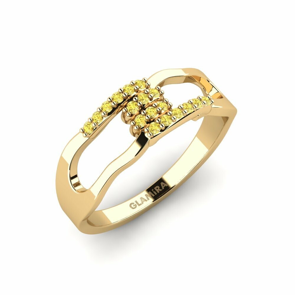 Yellow Sapphire Ring Bucolic