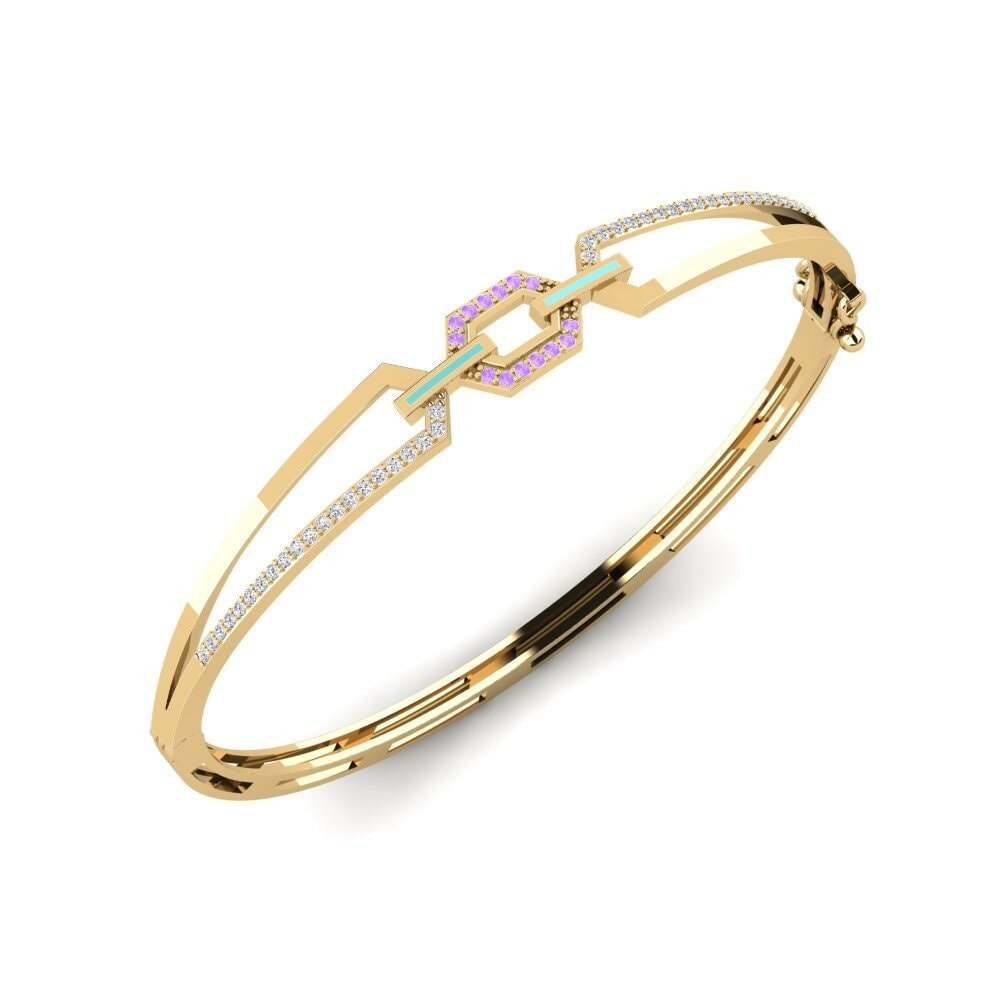 Améthyste Bracelet jonc femme Buntline