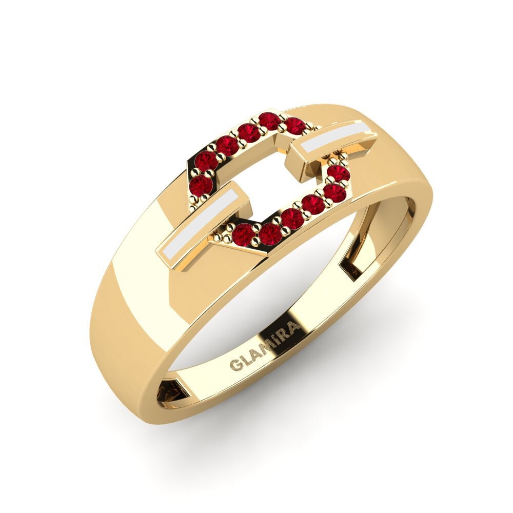Rode Zirkoon Ringen Buttercup