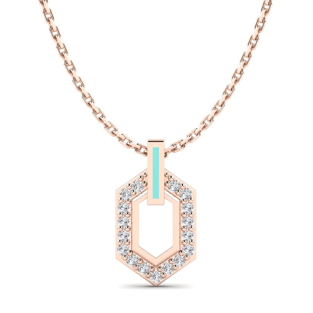 14ct Rose Gold Women's Pendant Connective
