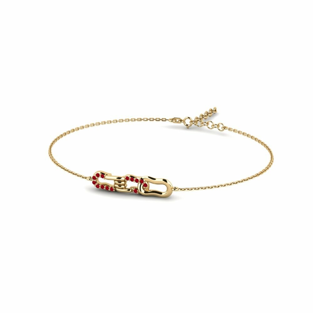 Zircone Rouge Bracelet pour femme Elixir