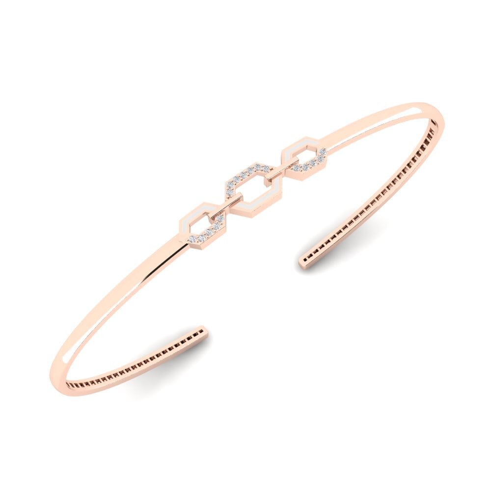 14k Rose Gold Palm Cuff Esculenta