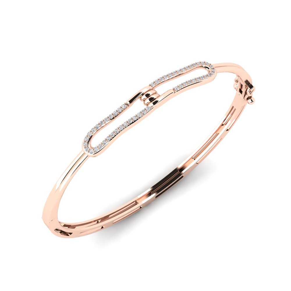 14k Rose Gold Women's Bangle Fetching