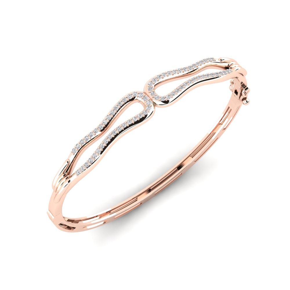 14k Rose Gold Women's Bangle Forbearance