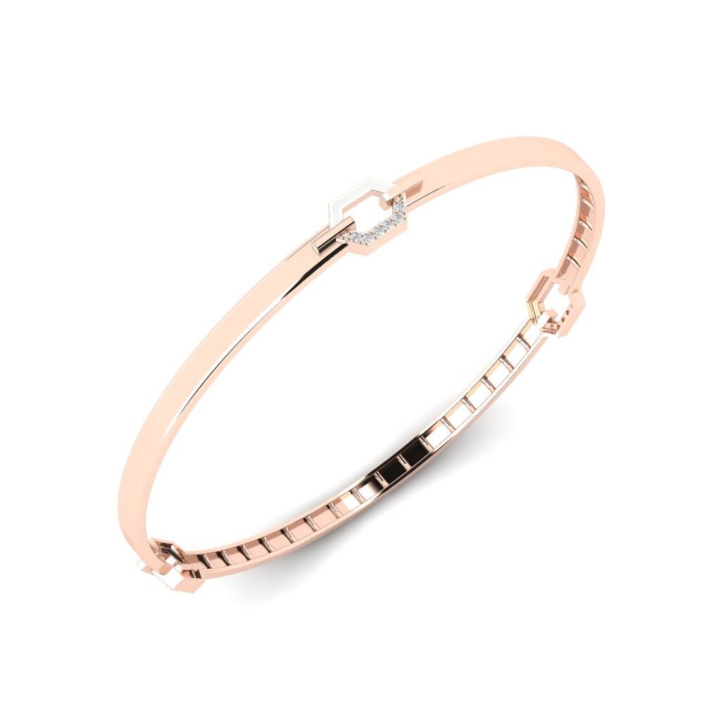 14k Rose Gold Women's Bangle Fumariae