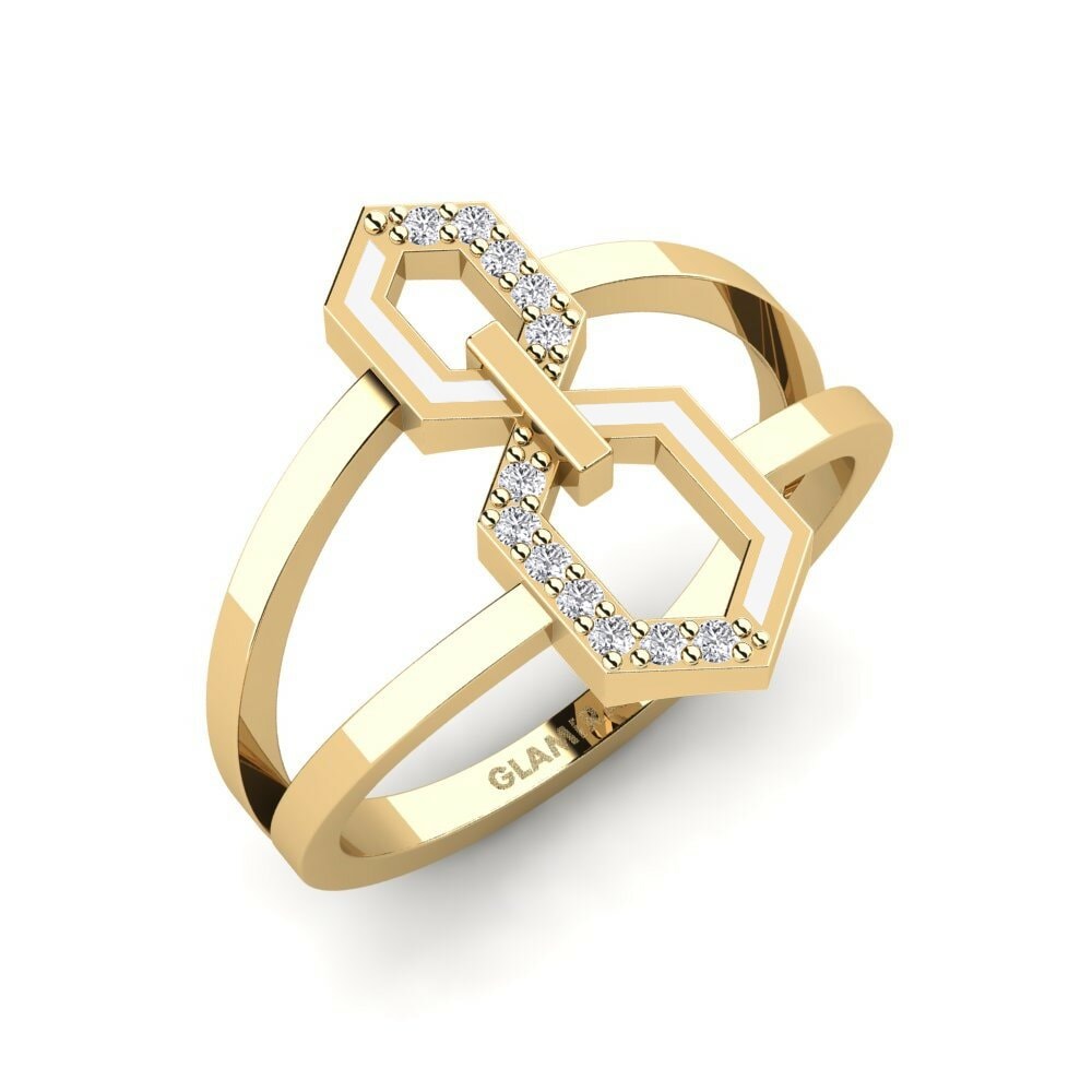 Laboratorium Gekweekte Diamant Ringen Gingeri