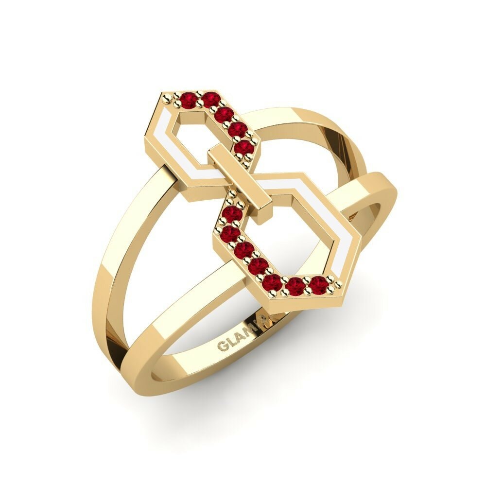 Rode Zirkoon Ringen Gingeri