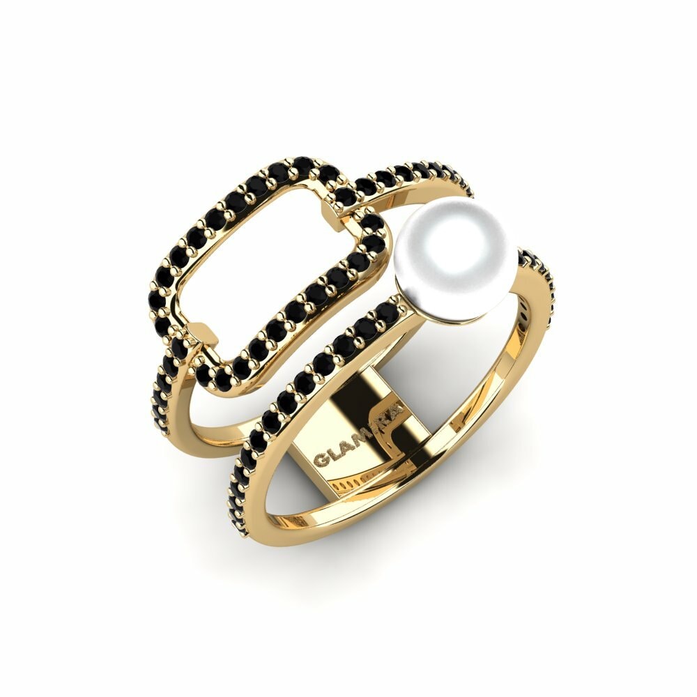 Zwarte Saffier Ringen Iagona