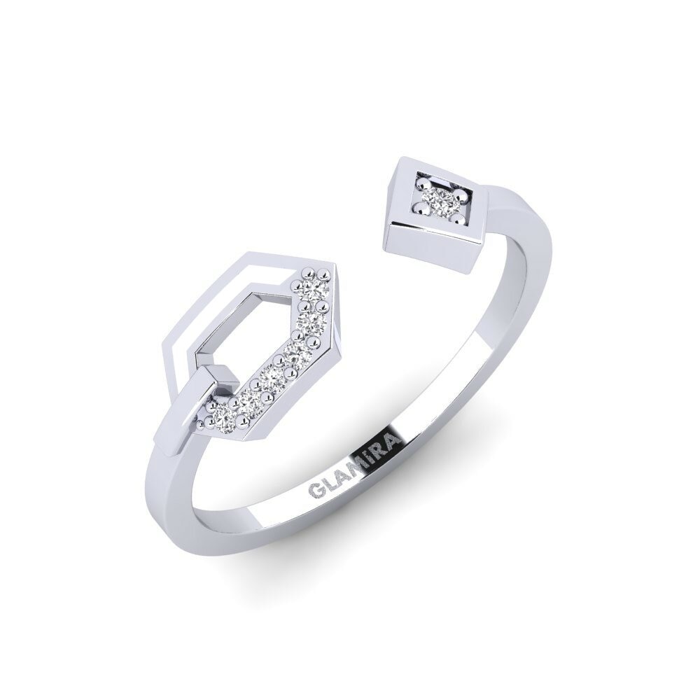 950 Platinum Ring Linaria