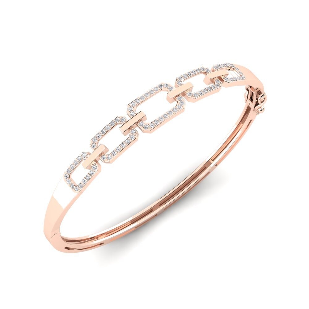 14k Rose Gold Women's Bangle Mohlolo