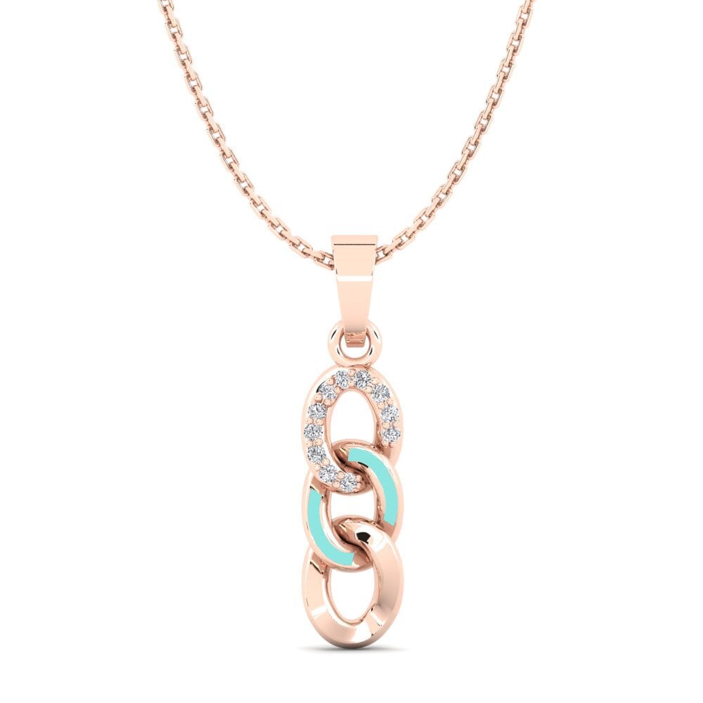 14ct Rose Gold Women's Pendant Prietenie