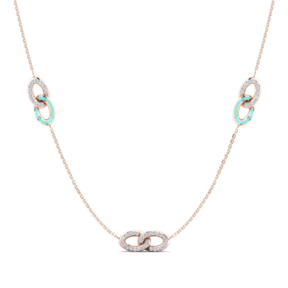 14ct Rose Gold Women's Necklace Agasawa