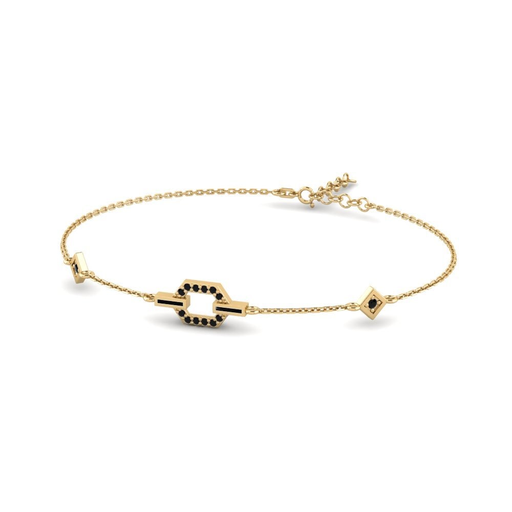 Black Sapphire Women's Bracelet Albahaca