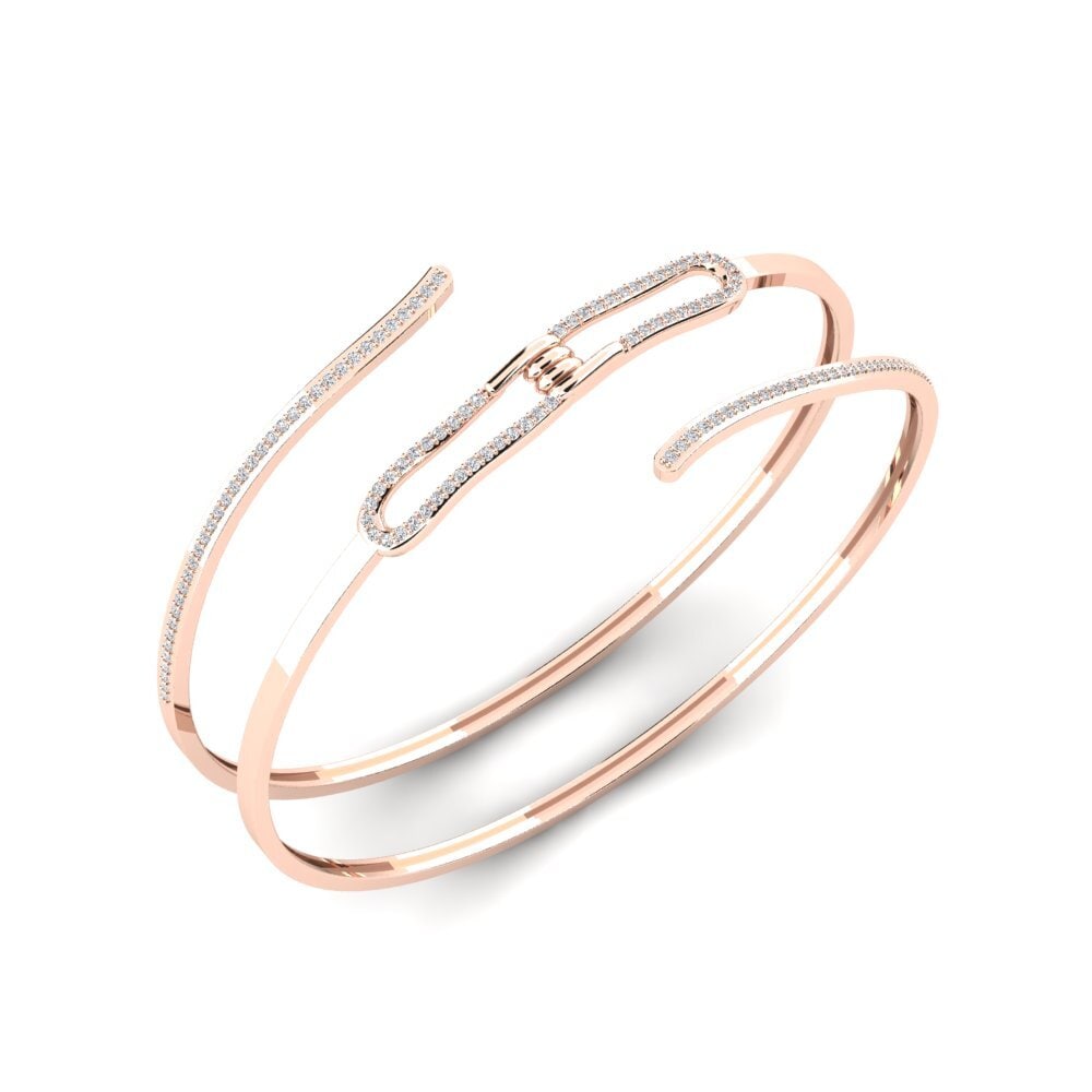 14k Rose Gold Women's Bangle Ineffable