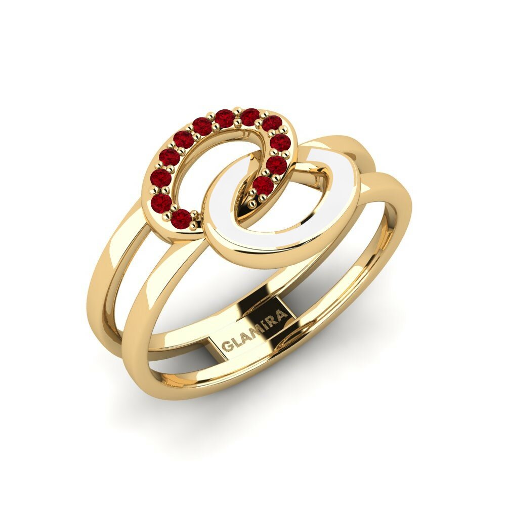 Rode Zirkoon Ringen Lawom