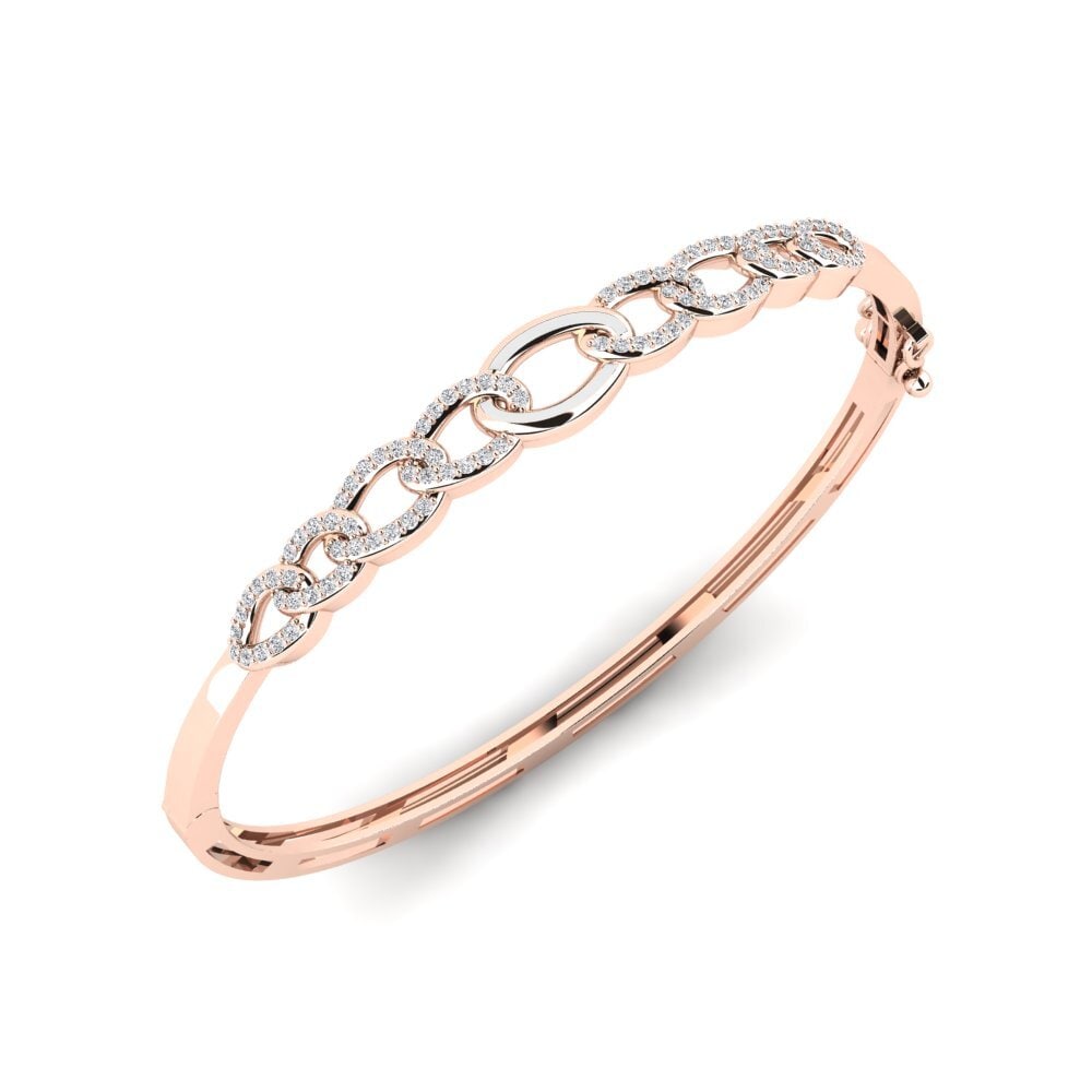 14k Rose Gold Women's Bangle Layunin
