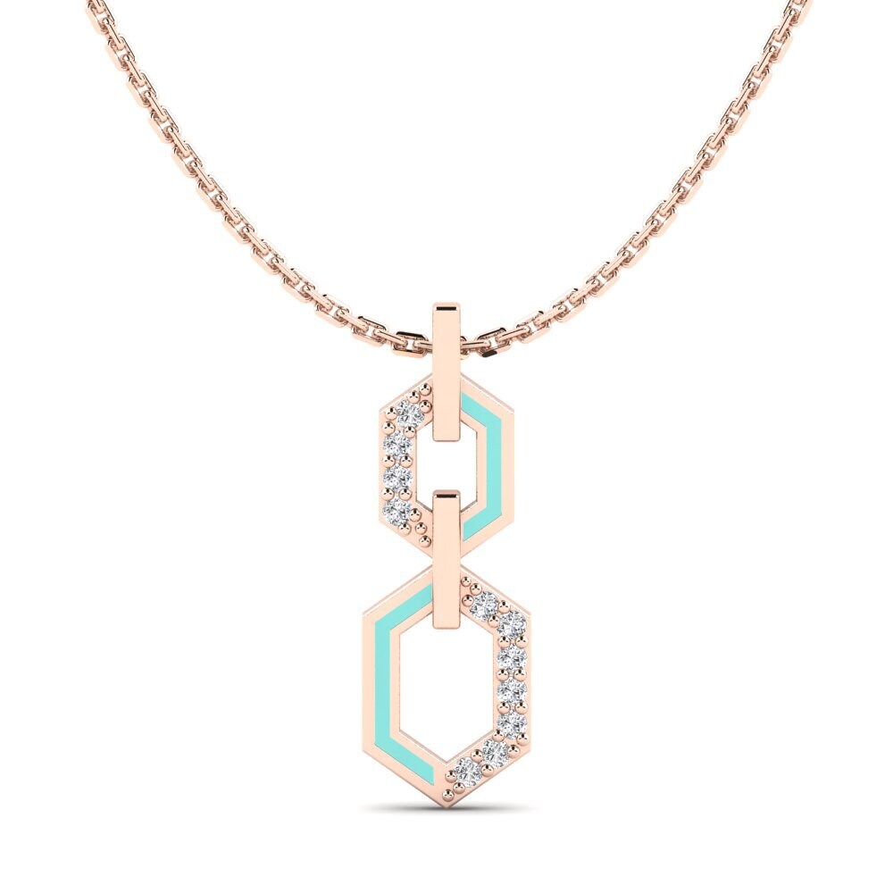 14ct Rose Gold Women's Pendant Lebois