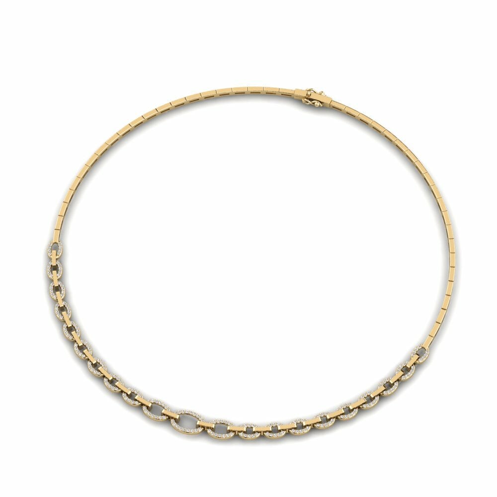 Moissanit Collier Leende