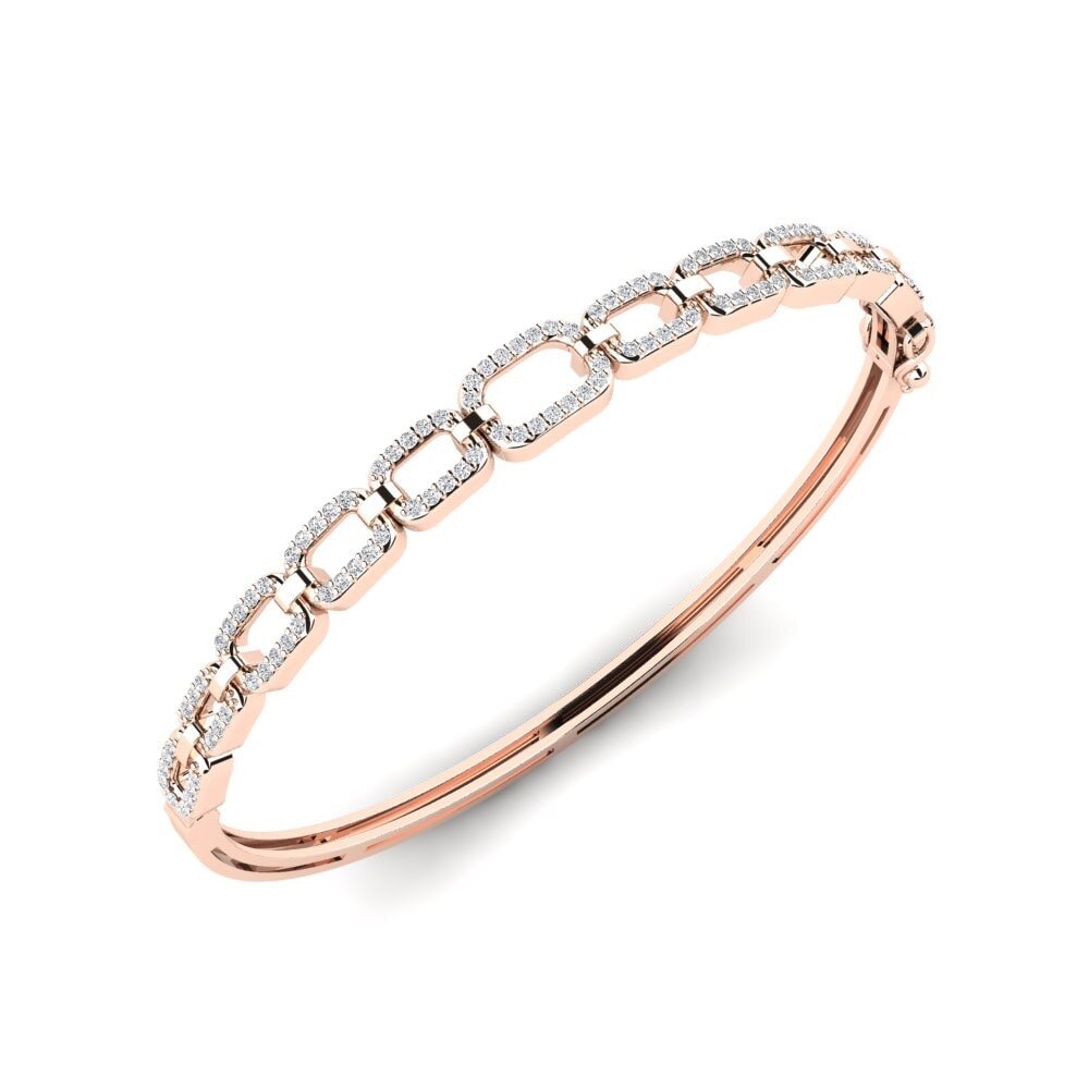 14k Rose Gold Women's Bangle Naerata