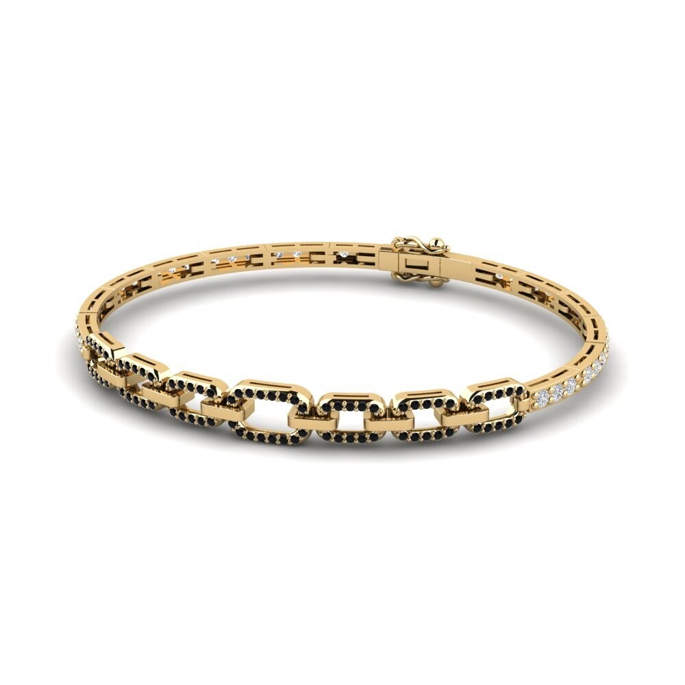 Black Sapphire Women's Bracelet Pahiyom