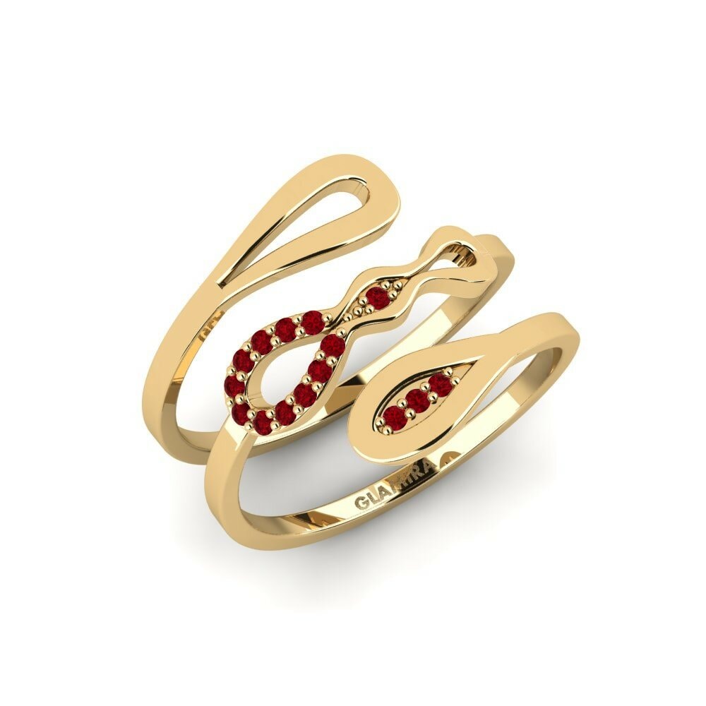 Rode Zirkoon Ringen Slina
