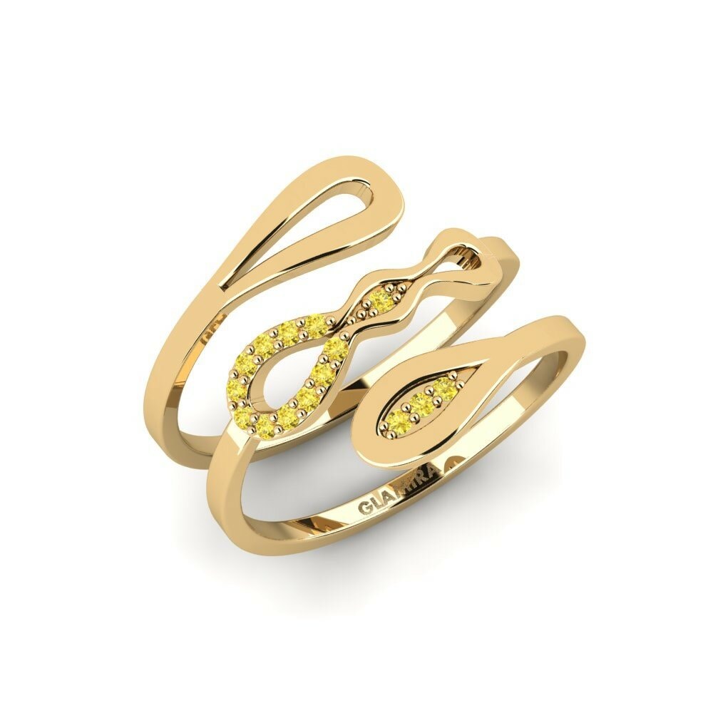 Yellow Sapphire Ring Slina