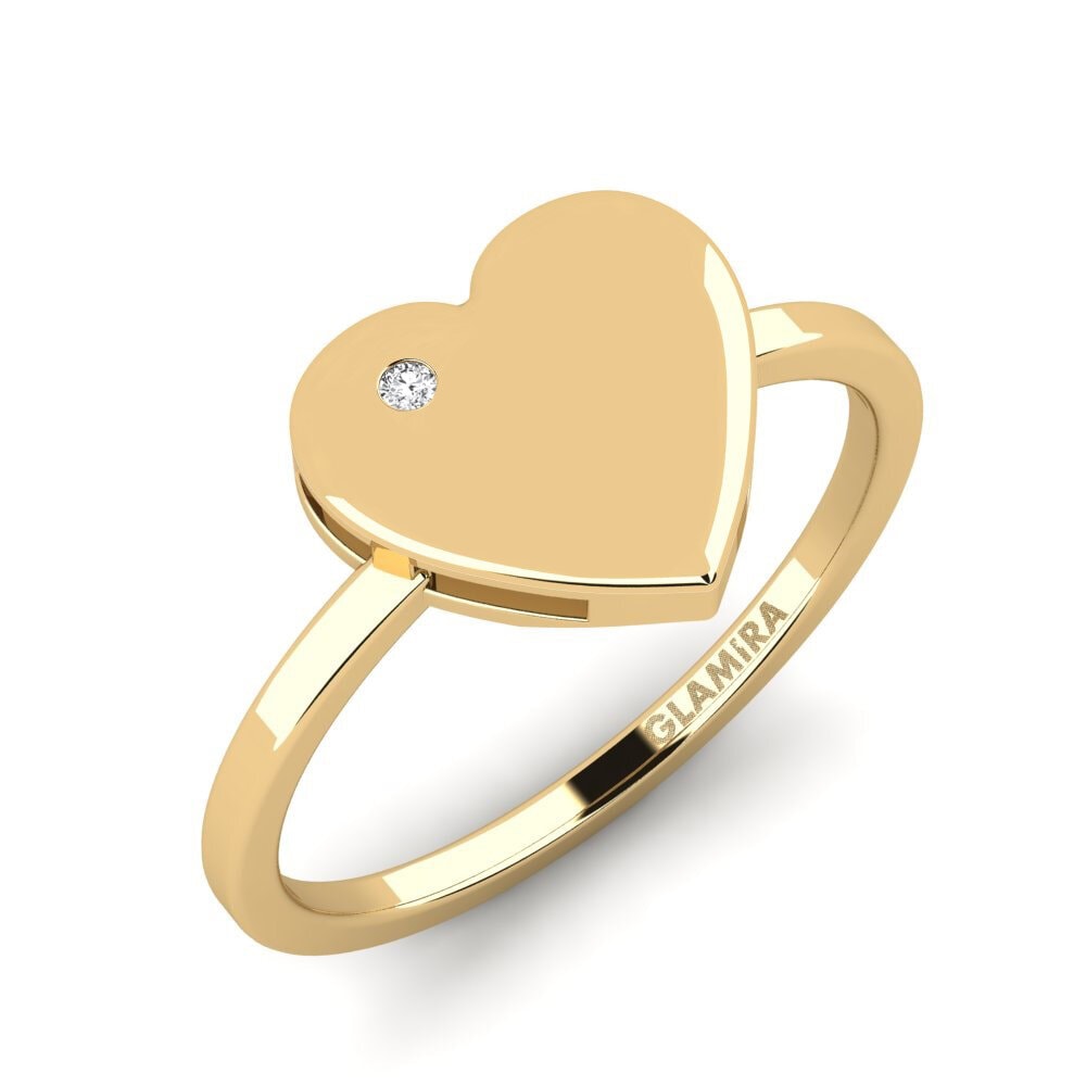 White sapphire Ring Amper