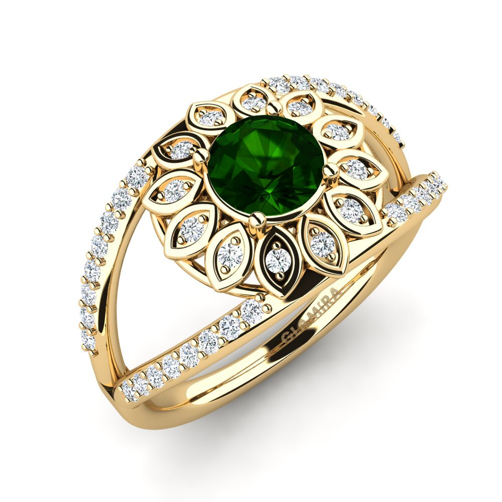 Green Tourmaline Ring Bealde
