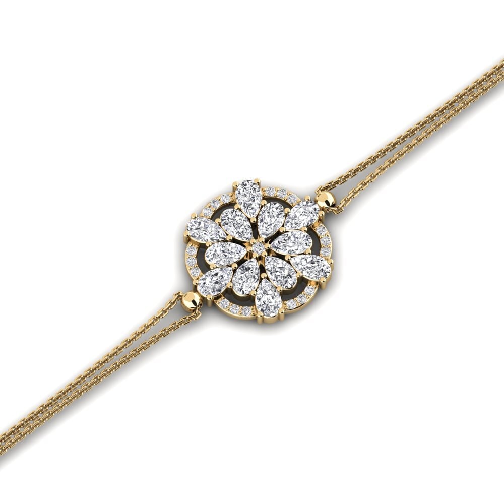 Tropfen Diamant Damen armband Bewrep