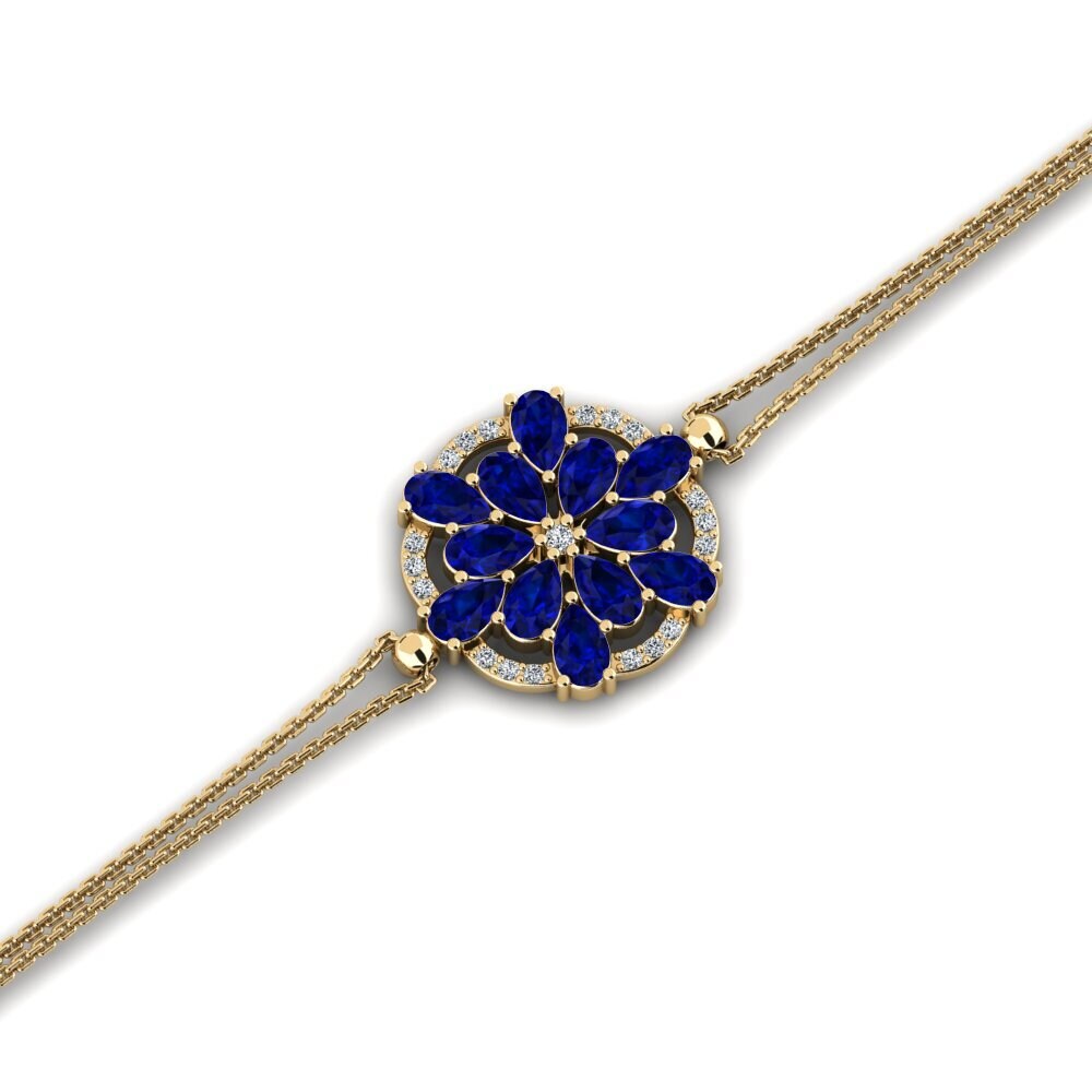 Pera Zafiro Pulsera de Mujer Bewrep