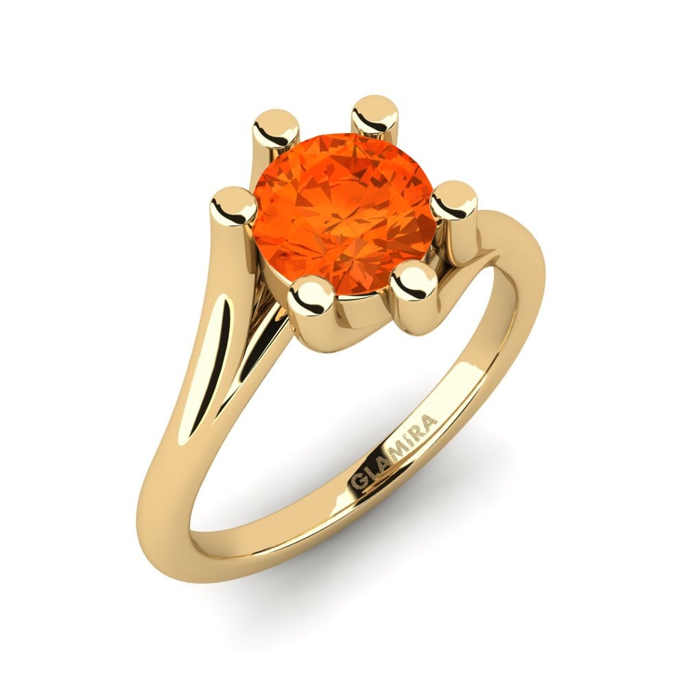 Fire-Opal Engagement Ring Dange