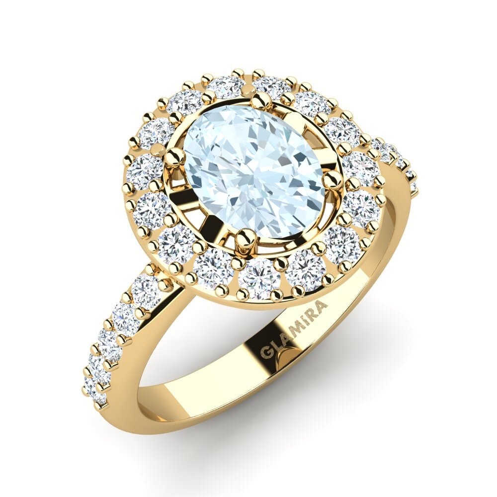 Aquamarine Engagement Ring Doppit
