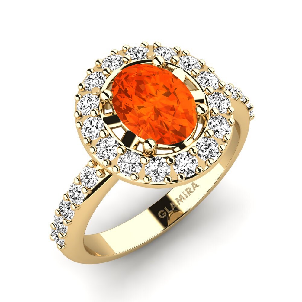 Fire-Opal Engagement Ring Doppit