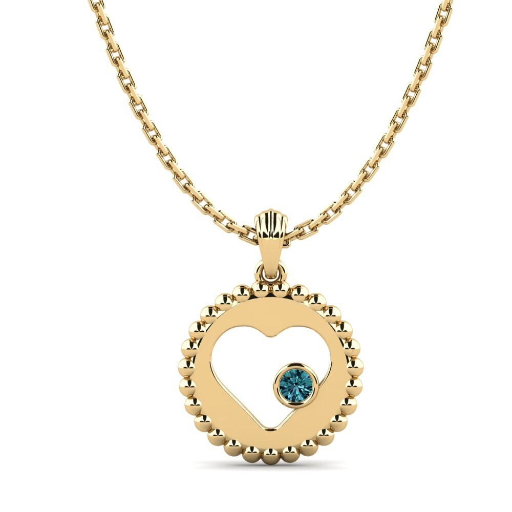 Blue Diamond Women's Pendant Hibbed