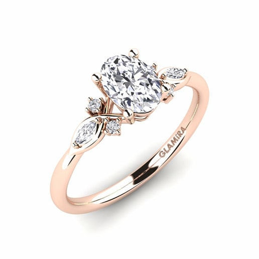 Ring Gisu 585 Rose Gold & Diamond