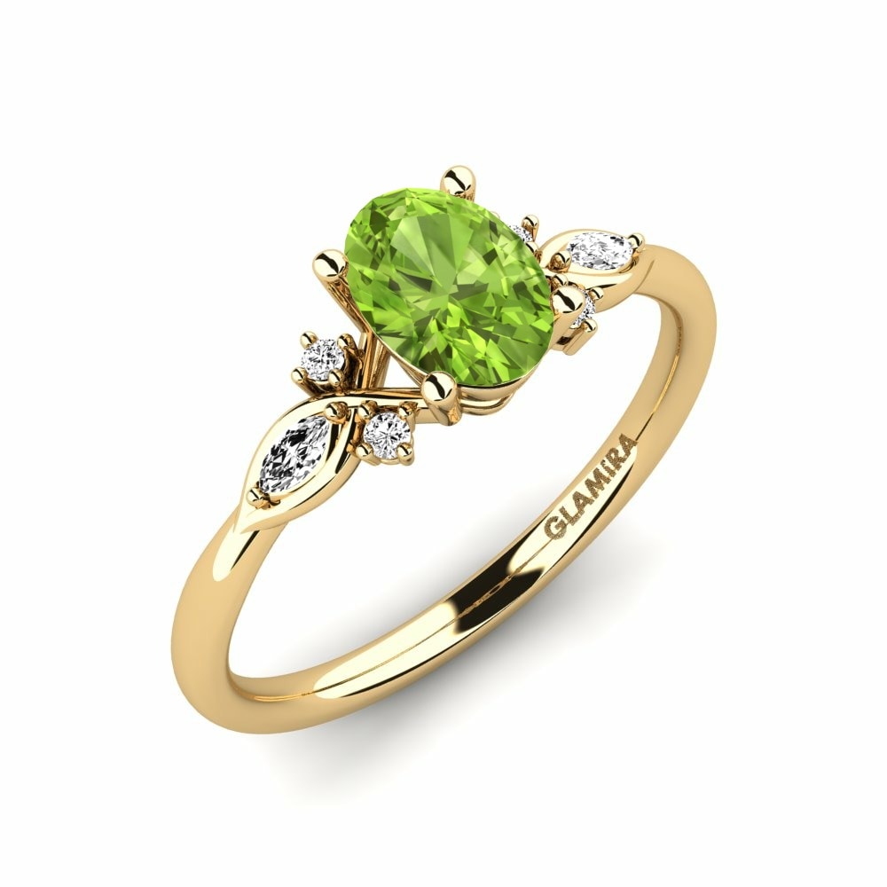 Peridot engagement rings best sale