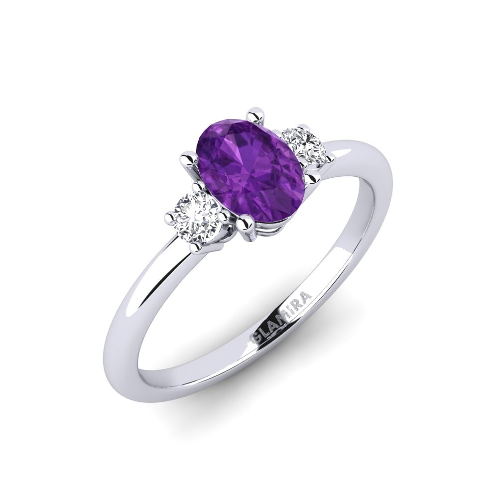 Amethyst Stackable Ring Guluve - A