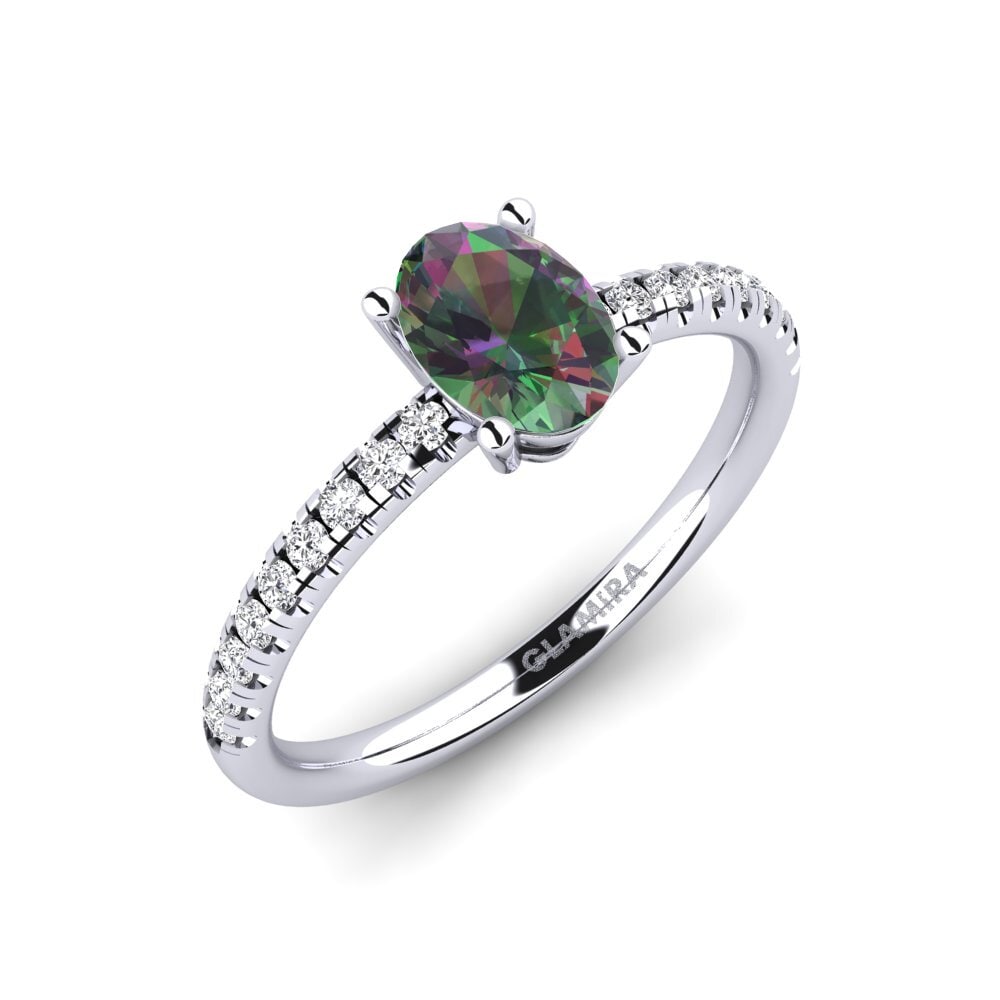 Mystic Topaz Engagement Ring Rokh