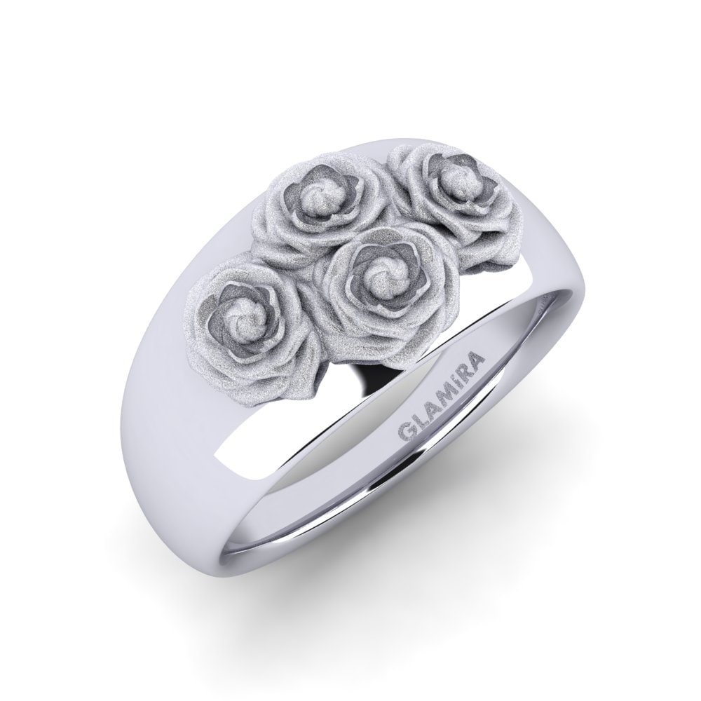 950 Platinum Pinky Ring Saseno