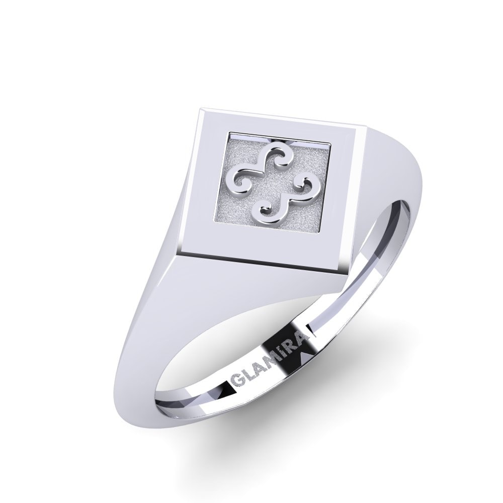 950 Platinum Pinky Ring Saslars