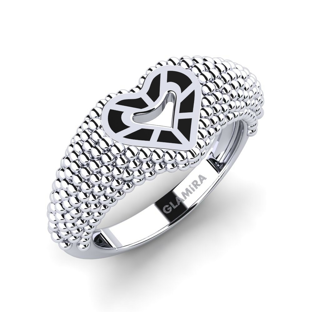 18k White Gold Pinky Ring Taldi