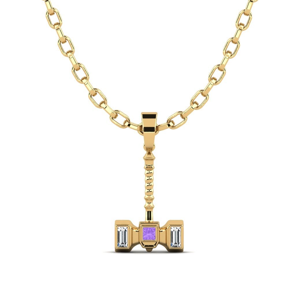 Amethyst Men's Pendant Hguohc
