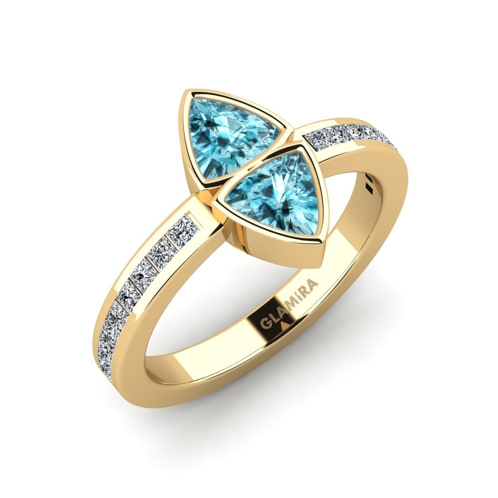 Blue Zircon Ring Onfundat
