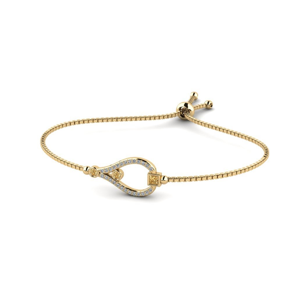 Mixed Brown Diamond Women's Bracelet Resteres
