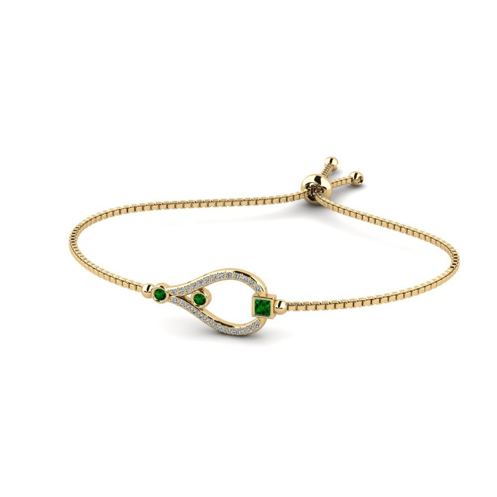 Mixed Green Zirconia Women's Bracelet Resteres