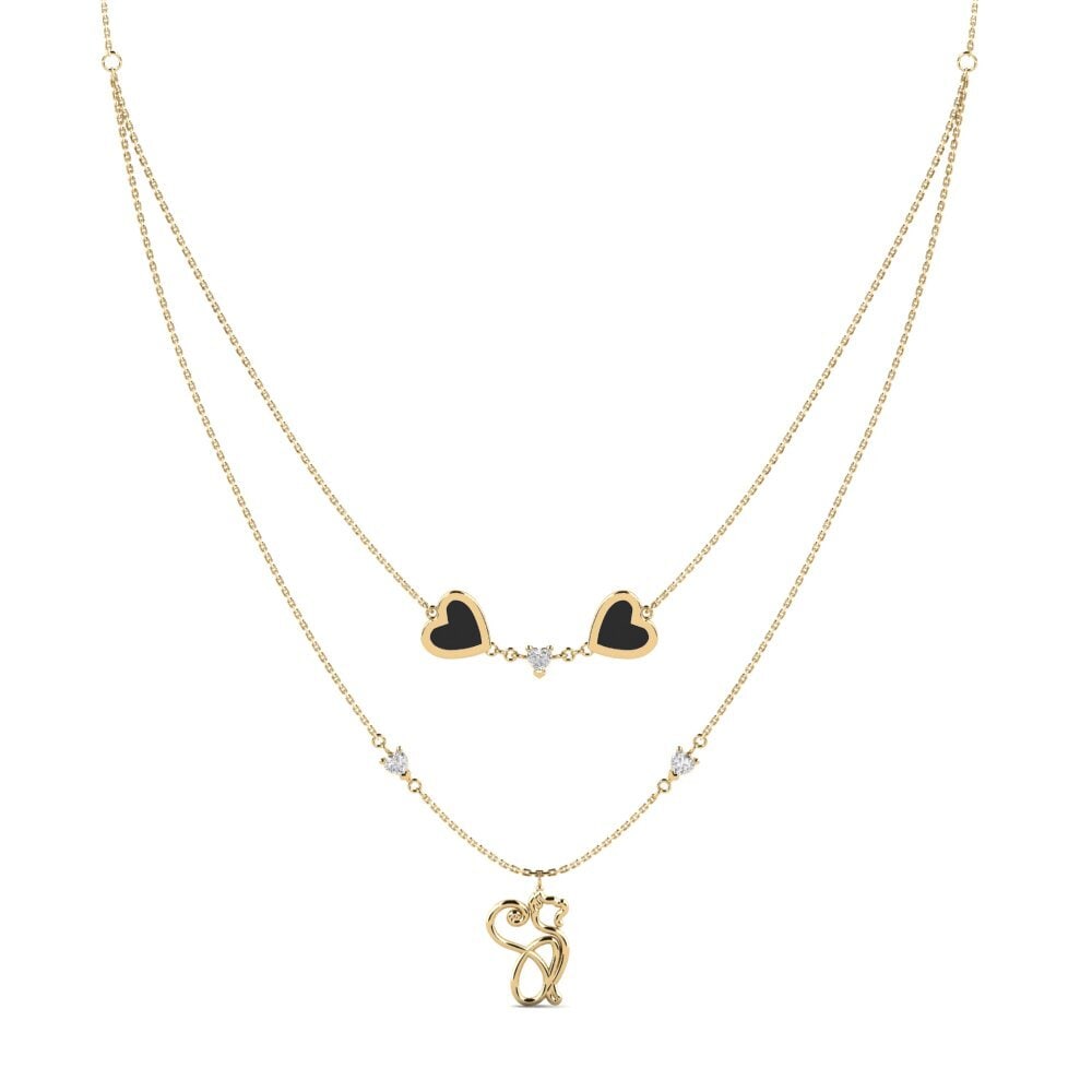 Trái Tim Đá Sapphire Trắng Dây chuyền nữ Bemight