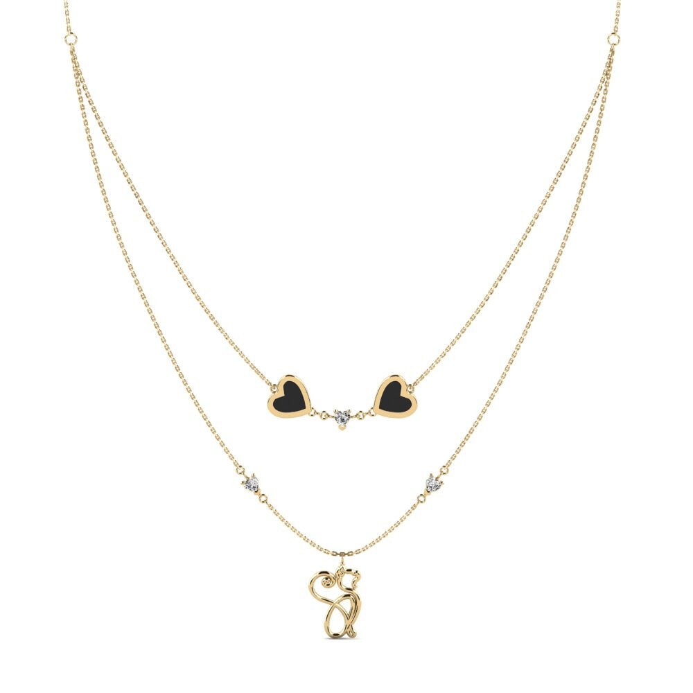 Trái Tim Đá Moissanite Dây chuyền nữ Bemight